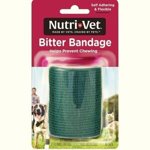 Bitter Bandage Helps Prevent Chewing Dogs and Cats NWT Nutri Vet